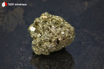 Pyrite brute du Pérou (nombreux cristaux cubiques 2 mm) - 123 g / AW104 - Vignette | 1001 minéraux