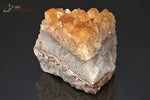Citrine cristallisée - Brésil - minéraux à cristaux 7,9 cm / 390g / BA100 - Vignette | 1001 minéraux