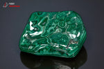 Malachite polie forme libre de la République Démocratique du Congo - 156 g / BC921 - Vignette | 1001 minéraux