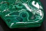 Malachite polie forme libre de la République Démocratique du Congo - 156 g / BC921 - Vignette | 1001 minéraux