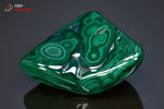 Malachite polie forme libre de la République Démocratique du Congo - 212 g / BC924 - Vignette | 1001 minéraux