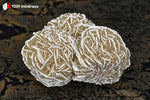 Rose des sables du Mexique (3 sphères cristallisées, arêtes blanches) - 104 g / BD709 - Vignette | 1001 minéraux