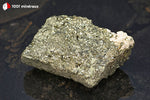 Pyrite brute du Pérou (forme aplatie, cristaux dodécaédriques 1-5 mm) - 397 g / BD981 - Vignette | 1001 minéraux