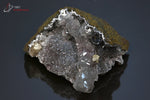 Quartz et Pyrolusite Polianite - Maroc - minéraux à cristaux 6,8 cm / 118g / BE665 - Vignette | 1001 minéraux