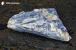 Kyanite bleue sur Quartz translucide du Brésil - 148 g / BE925 - Vignette | 1001 minéraux