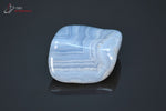 Agate Blue Lace de Namibie polie (pierre roulée) - 25 g / BF480 - Vignette | 1001 minéraux