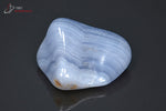 Agate Blue Lace de Namibie polie (forme triangulaire) - 31 g / BF498 - Vignette | 1001 minéraux