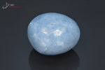 Calcite bleue polie en galet - Mexique - minéraux polis 4,8 cm / 109g / BK287 - Vignette | 1001 minéraux