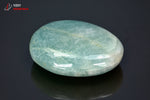 Amazonite polie en galet - Madagascar - minéraux polis 5,5 cm / 64g / BK354 - Vignette | 1001 minéraux