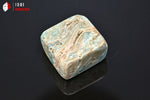 Aragonite bleue ou Calcite des Caraïbes polie - Madagascar - minéraux polis 3,1 cm / 31g / BK390 - Vignette | 1001 minéraux