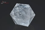 Icosaèdre en Cristal de roche poli - Brésil - minéraux polis 6,5 cm / 259g / BK593 - Vignette | 1001 minéraux