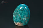 Apatite bleue forme libre polie - Madagascar - minéraux polis 8,6 cm / 380g / BK785 - Vignette | 1001 minéraux