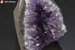 Druse d'Améthyste en Géode d'Uruguay - minéraux à cristaux 9,2 cm / 679g / BM528 - Vignette | 1001 minéraux