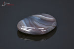 Agate zonée polie - Botswana - pierres polies 3,8 cm / 15g / BM78 - Vignette | 1001 minéraux