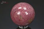 Sphère polie de Rhodonite - Madagascar - Sphère polie 8,6 cm / 1,1 kg / BM936 - Vignette | 1001 minéraux
