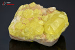 Soufre cristallisé - Bolivie - minéraux à cristaux 7,4 cm / 224g / BP245 - Vignette | 1001 minéraux