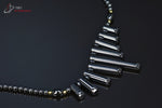 Collier minéraux - Hématite 44 cm / 42 g / AC419 - Vignette | 1001 minéraux