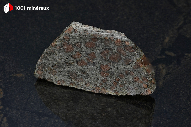 Éclogite à Grenats de Loire-Atlantique - Spécimen trapézoïdal à deux faces polies de 30 g - AE438
