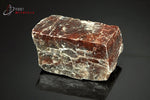 Calcite minéral rouge - Maroc - minéraux bruts 4,8cm / 73g / AJ170 - Vignette | 1001 minéraux