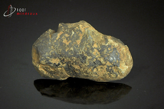 Minéral scié d'un nodule de septaria du Maroc