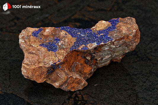 Azurite du Maroc - Croûte 8,2 x 4,4 x 4,2 cm - AN871