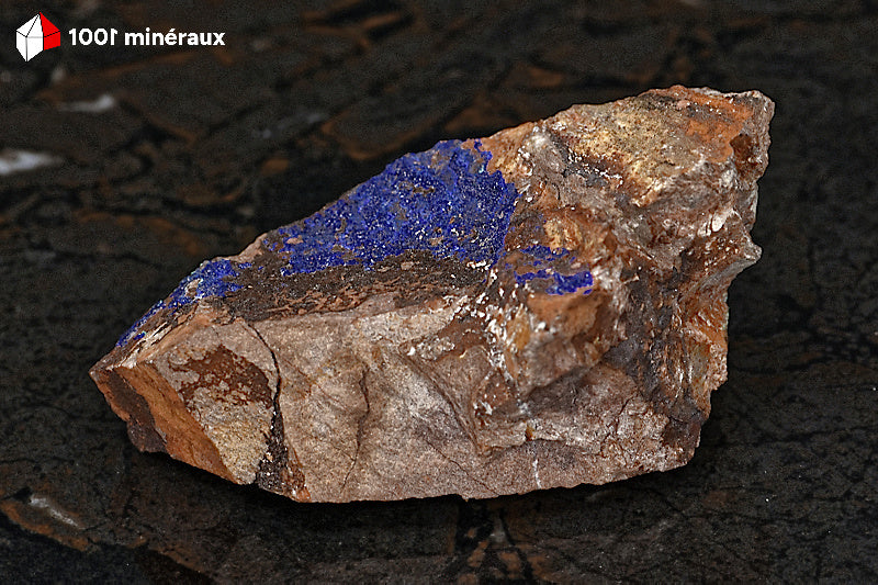 Azurite du Maroc - Croûte 9,4 x 4,8 x 4,2 cm - AN872