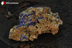 Azurite du Maroc (croûte sur roche) - 114 g / AN879 - Vignette | 1001 minéraux
