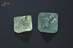 Lot de 2 Fluorines octaédriques - Chine - minéraux à cristaux 1,9 à 2,1 cm / 12g / AP733 - Vignette | 1001 minéraux