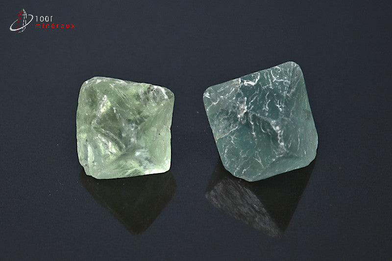 Lot minéral cristallisé de fluorine de Chine