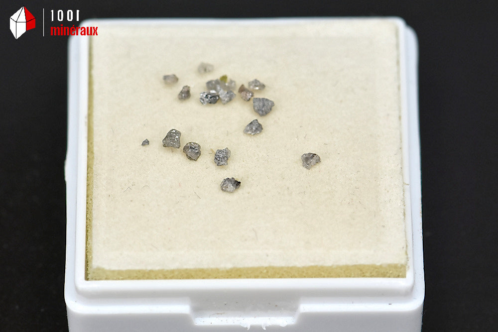 Minéraux bruts de diamants d'Afrique du sud