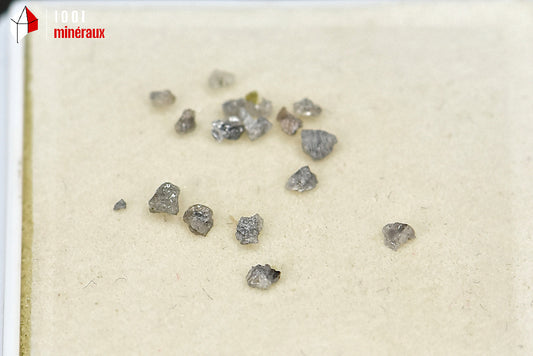 Minéraux bruts de diamants d'Afrique du sud