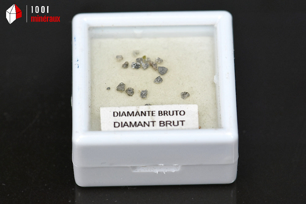 Minéraux bruts de diamants d'Afrique du sud