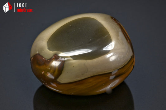 Galet polie lithothérapie en jaspe de couleurs de Madagascar