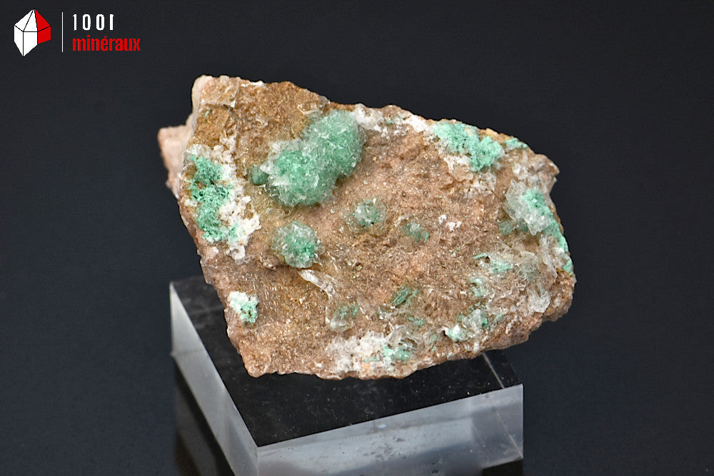 Malachite verte et gypse