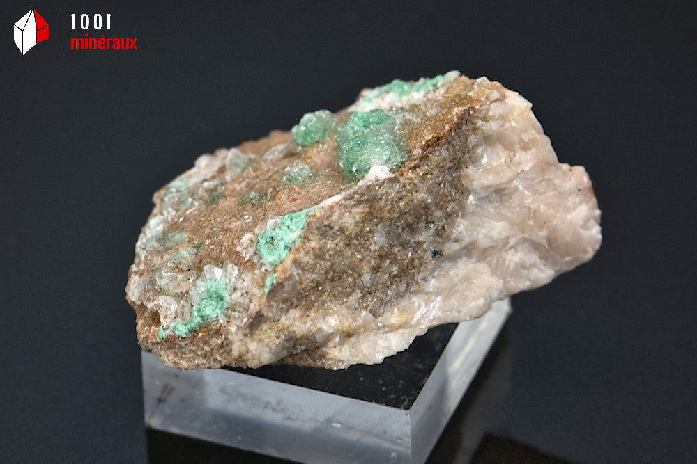 Malachite verte et gypse