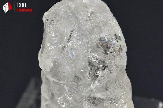 Minéral cristallisé de morganite translucide du Brésil