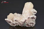 Apophyllite et Stilbite - Inde - Minéraux à cristaux 7,5 cm / 105g / AR431 - Vignette | 1001 minéraux
