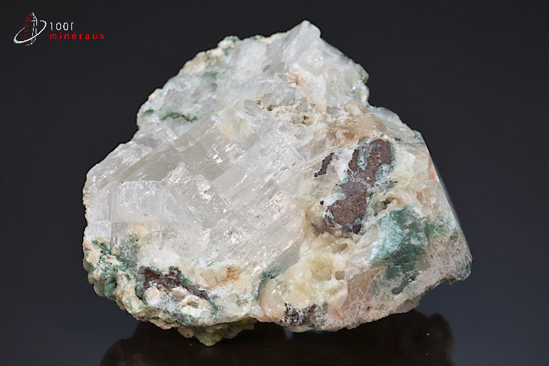 Minéral cristallisé d'apophyllite d'Inde