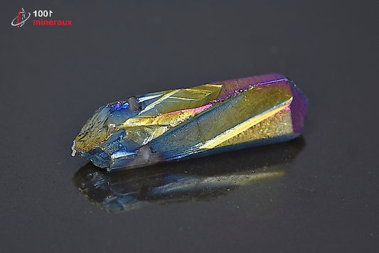 Minéral cristallisé de quartz titane des Etats-Unis