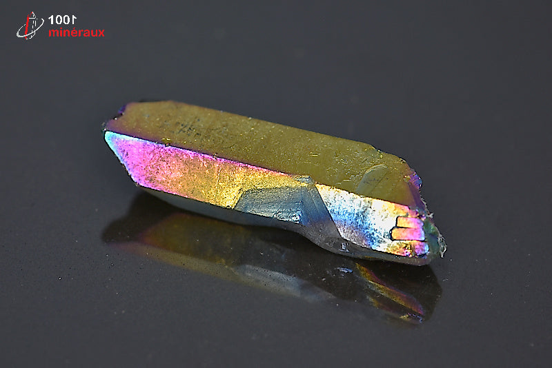 Minéral cristallisé de quartz titane des Etats-Unis