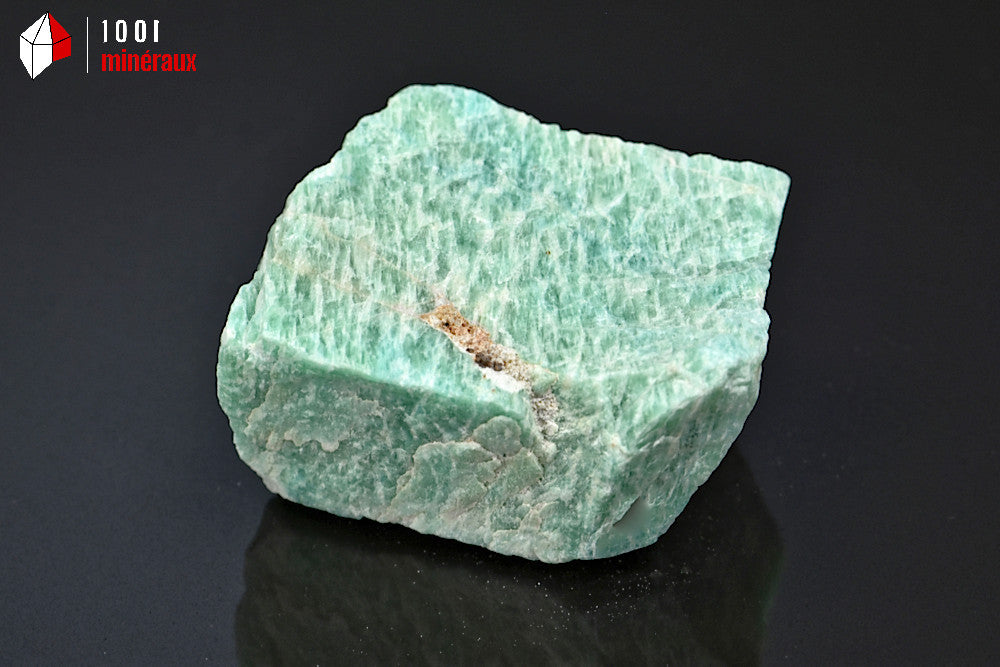 Amazonite brute turquoise et bleue du Brésil