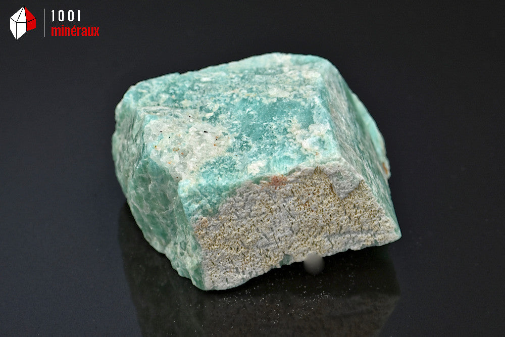 Amazonite brute turquoise et bleue du Brésil