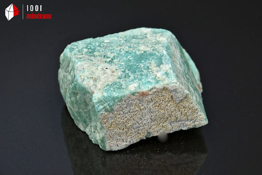 Amazonite brute turquoise et bleue du Brésil