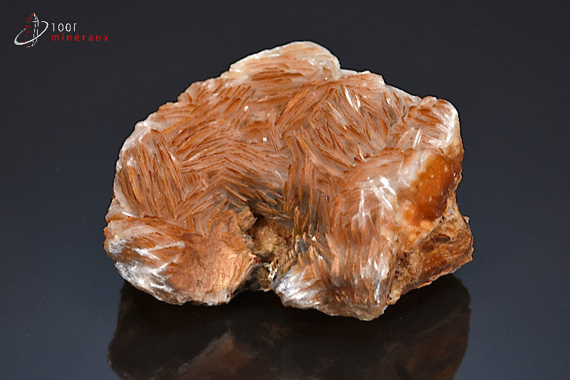 Minéral cristallisé de baryte du Maroc