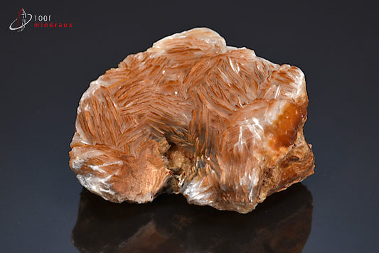 Minéral cristallisé de baryte du Maroc
