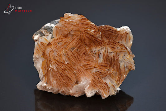 Minéral cristallisé de baryte du Maroc
