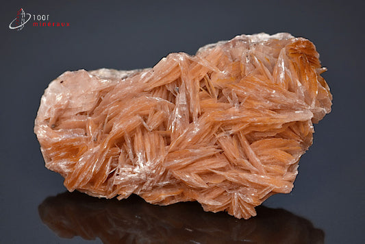 Minéral cristallisé de baryte du Maroc