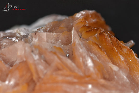 Minéral cristallisé de baryte du Maroc