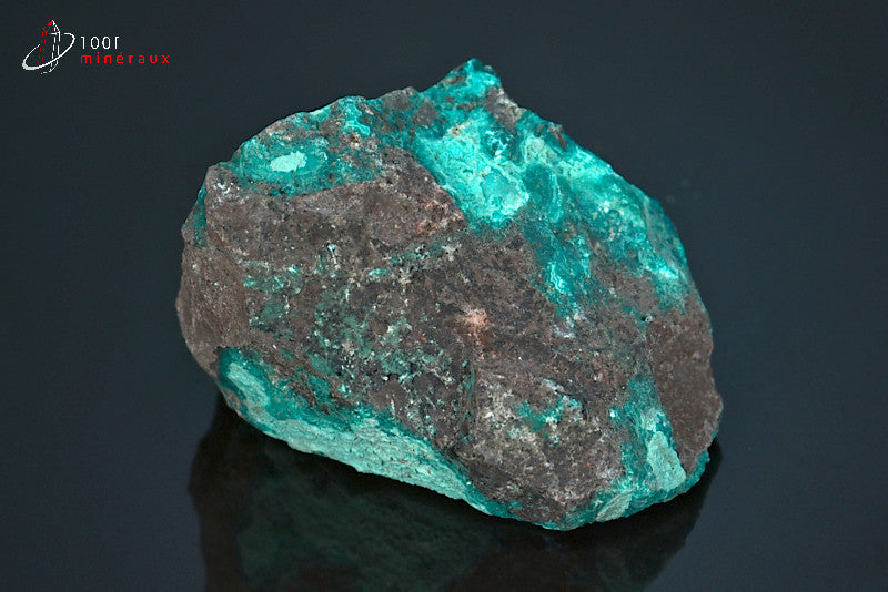 Minéral brut de chrysocolle du Pérou