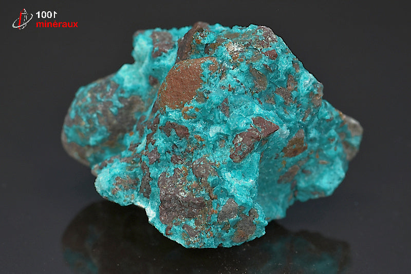 Minéral brut de chrysocolle du Pérou